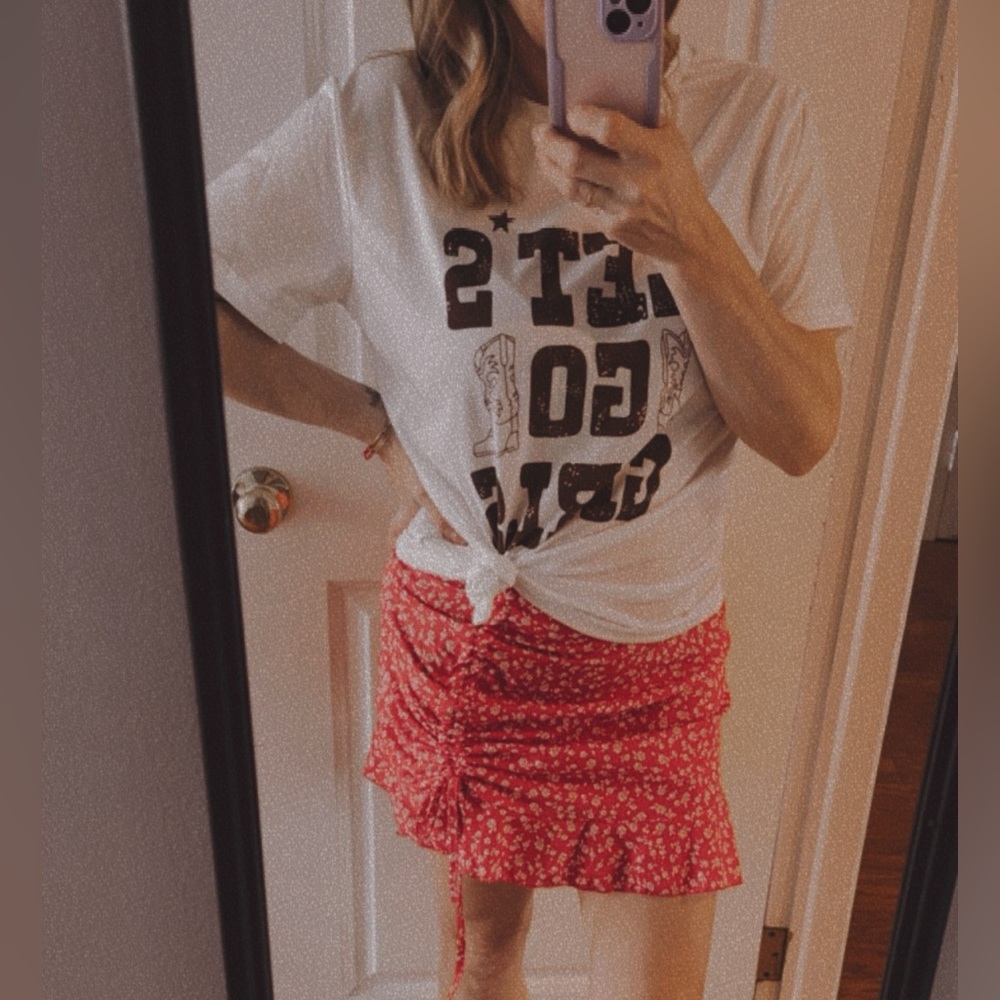 ❤️Valentine’s Day❤️ Rouched Skirt